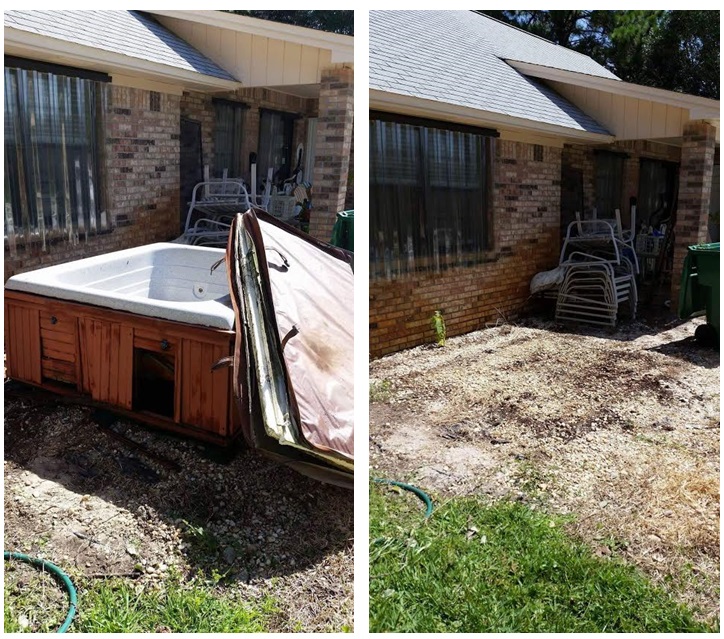 junk removal is me before and after